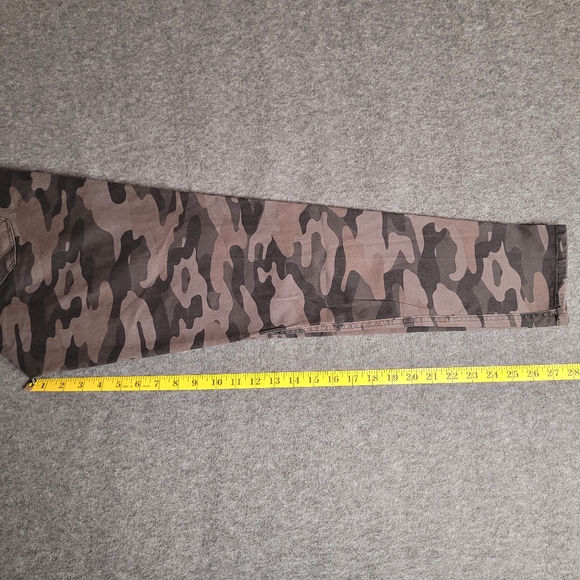 Democracy "Ab" Solution Booty Lift Jegging Camo Espresso Women's 12 New w/Tags - Picture 5 of 11